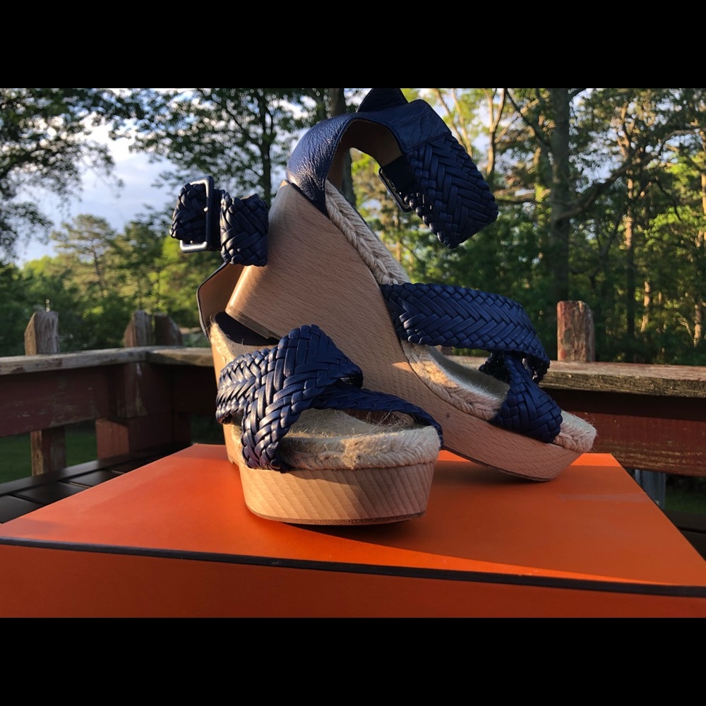 Hermès Espadrilles in Electric Blue